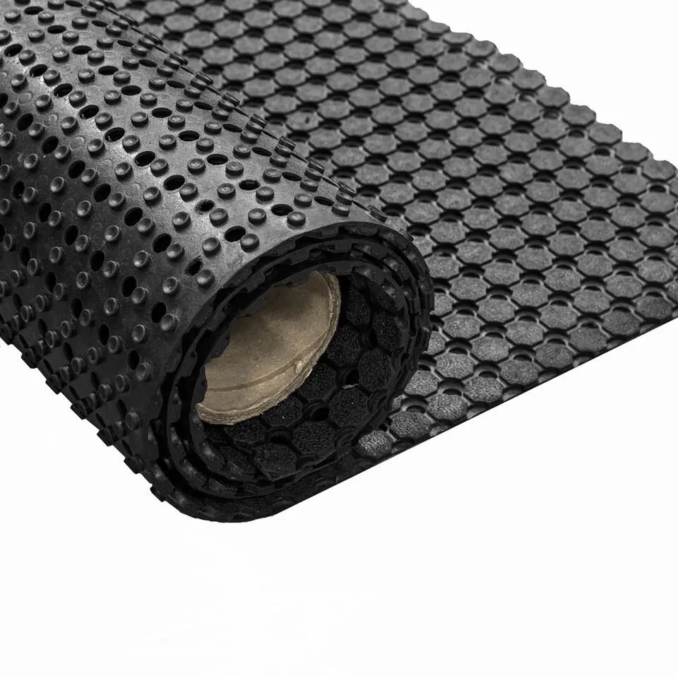 Rubber ringmat op rol - Dikte 10 mm - Breedte 100 cm