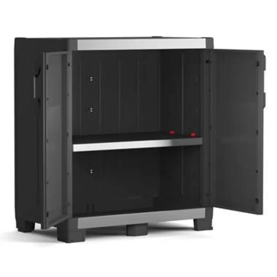 Keter XL Garage Lage Kast - 1 Plank - 89x54x99 cm - zwart