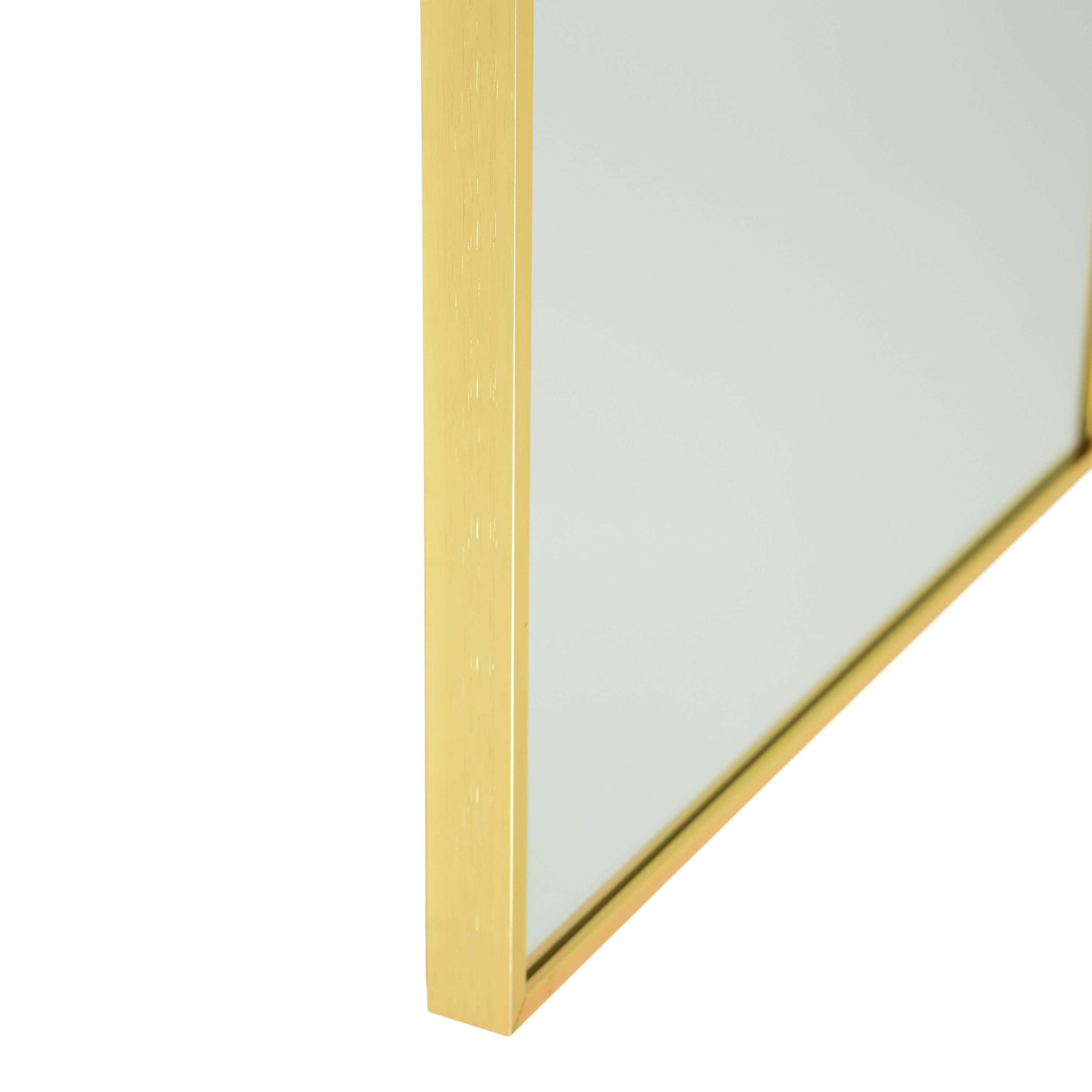 Fragix York Wandspiegel - Goud - Aluminium - 60x40