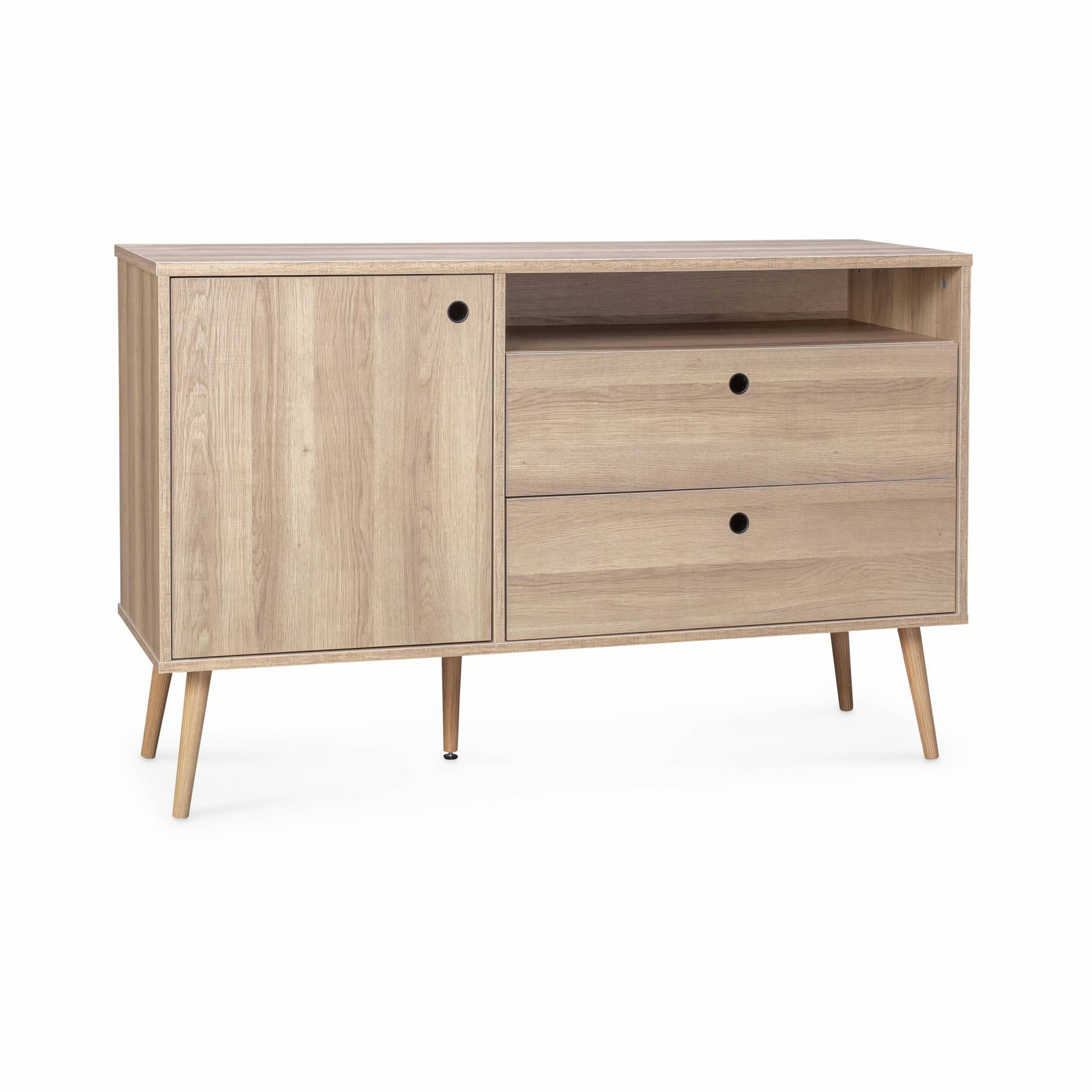 SCANDI - Buffet en décor bois