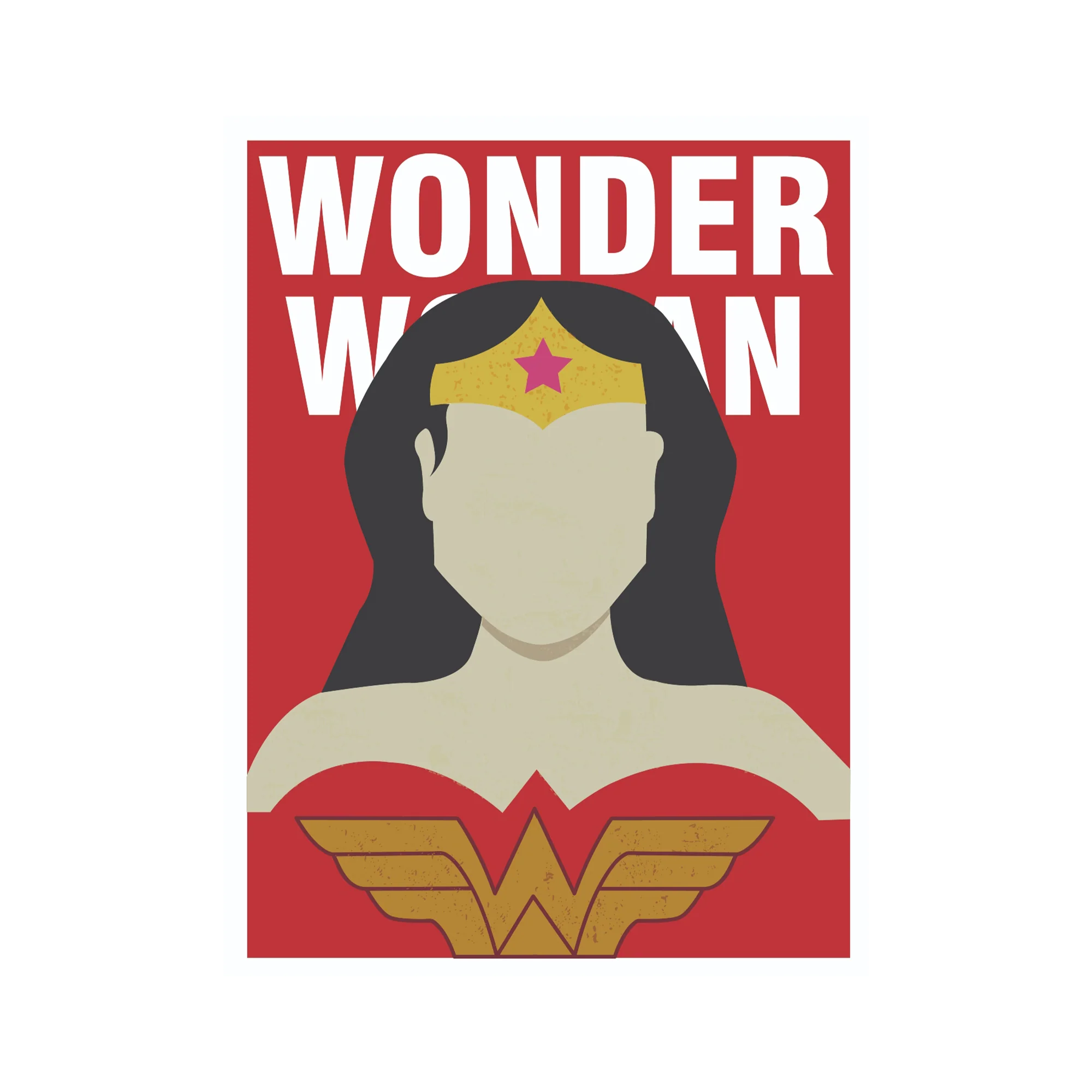 Blue Shaker Affiche WONDER WOMAN 30 x 40 cm