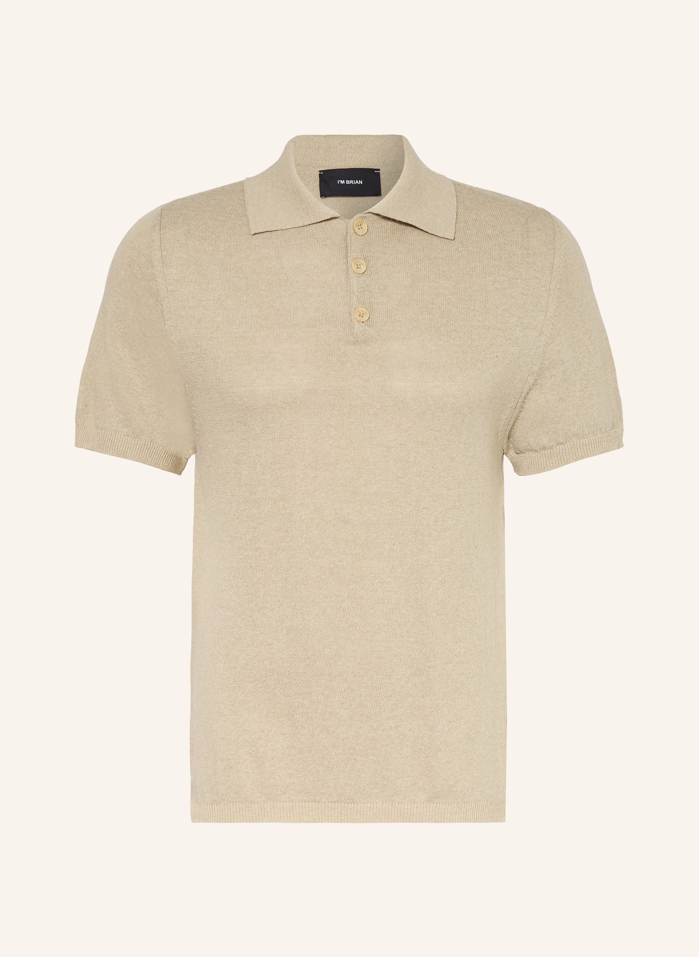 I'M BRIAN Strick-Poloshirt