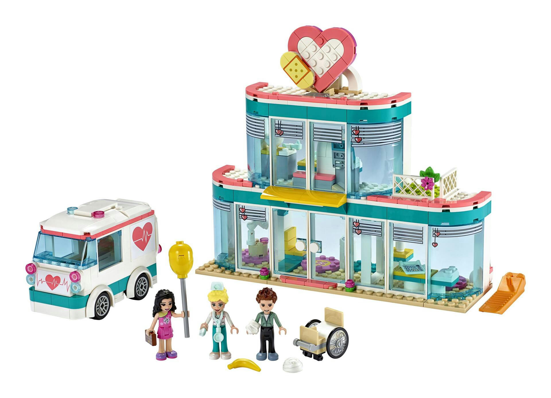 LEGO® Friends Heartlake City Hospital 41394 Building Toy Kit For Kids, Ages 6+