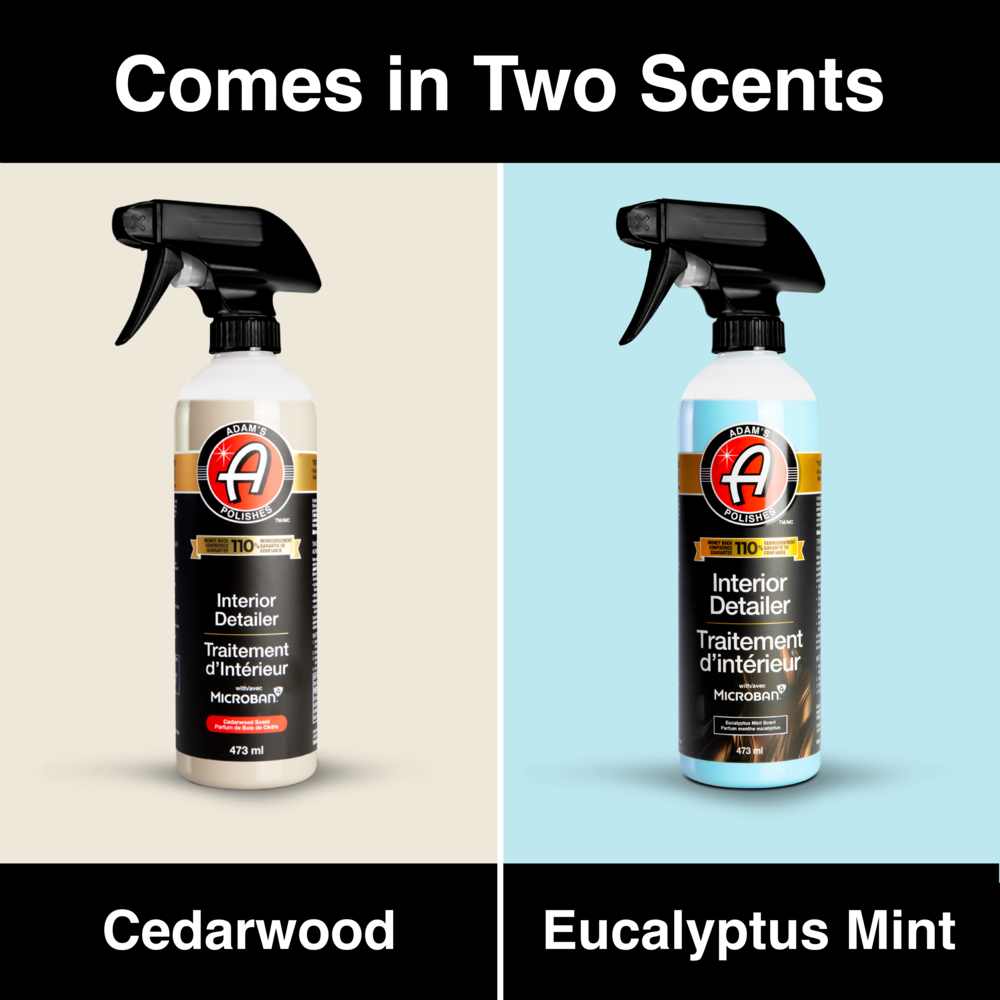 Adam's Polishes Car Interior Detailer Spray, with Microban, 473-mL