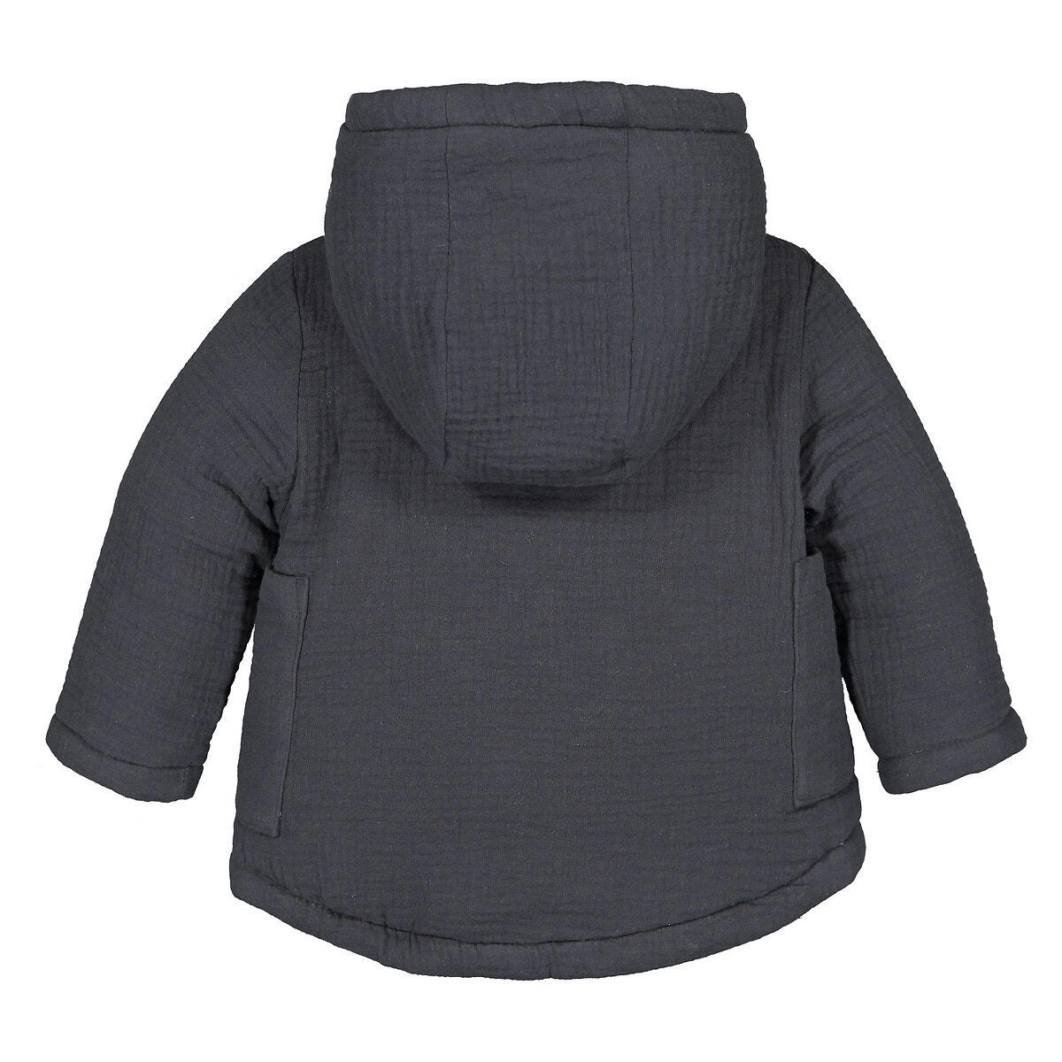 Manteau à capuche gaze de coton