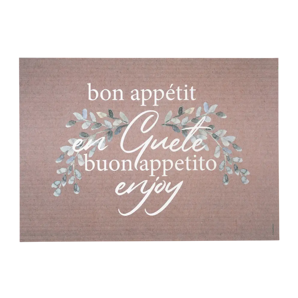 Papiertischset 12-teilig Letters
