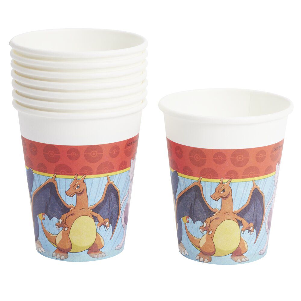 Gobelet carton x8 Pokémon 20cl