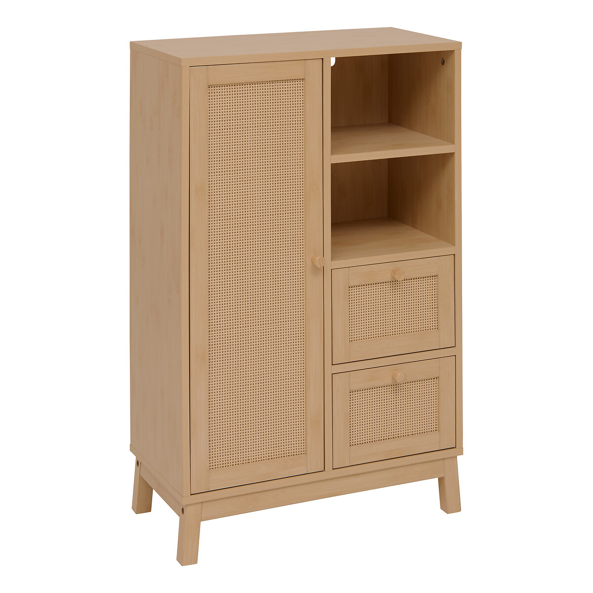 Armário de arrumação wc CANE castanho 95cm