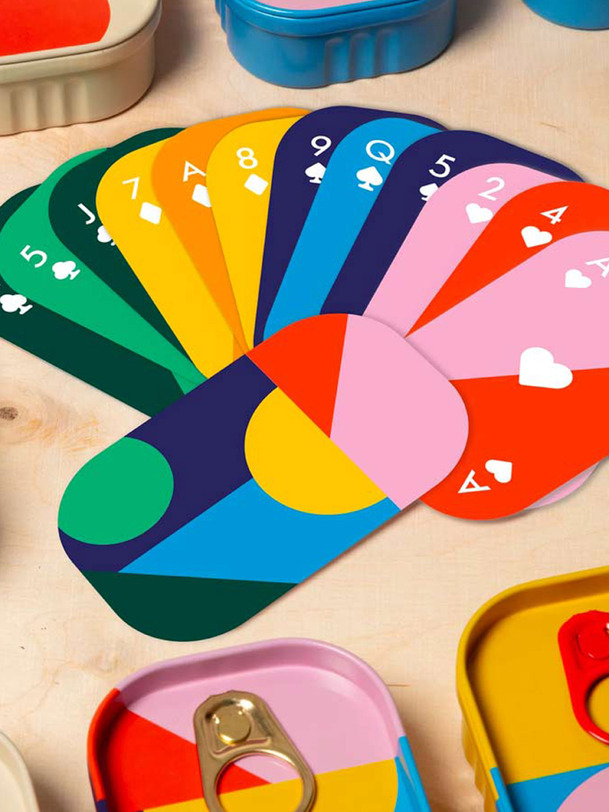 Play jeu de cartes - block design multicolore