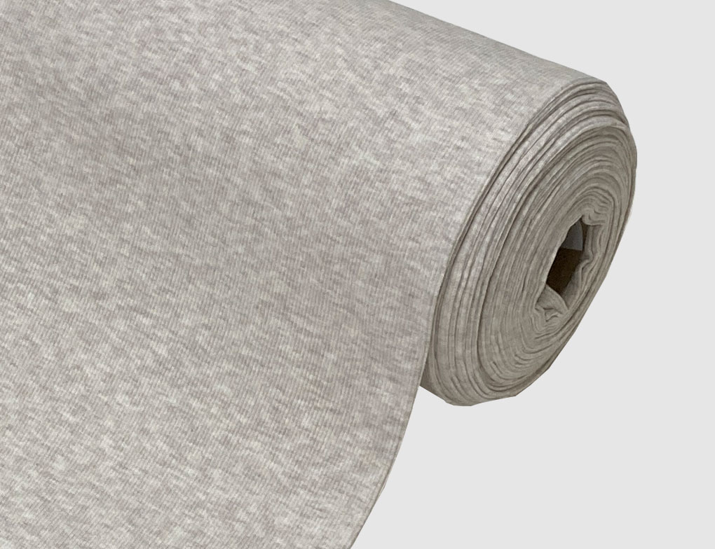 Bündchenstoff Uni Taupe