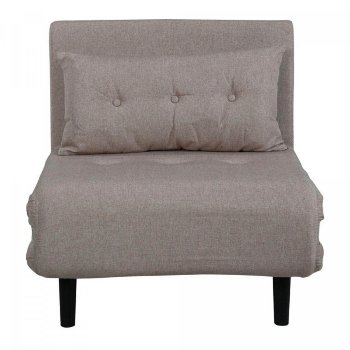 PAXO - Fauteuil chauffeuse en tissu beige