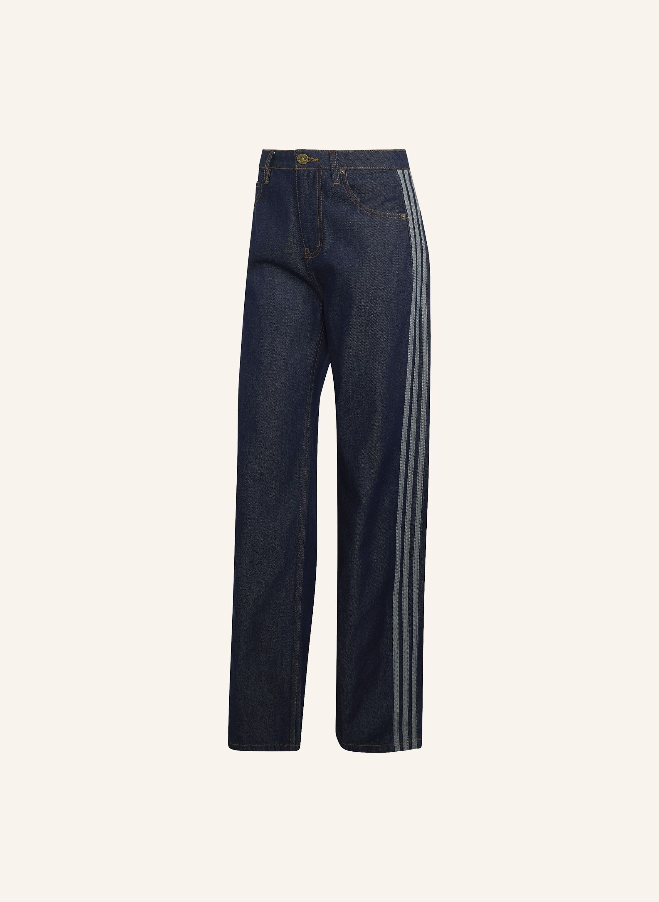 adidas Originals FIREBIRD JEANSHOSE, MITTELHOHER BUND, GERADE GESCHNITTEN