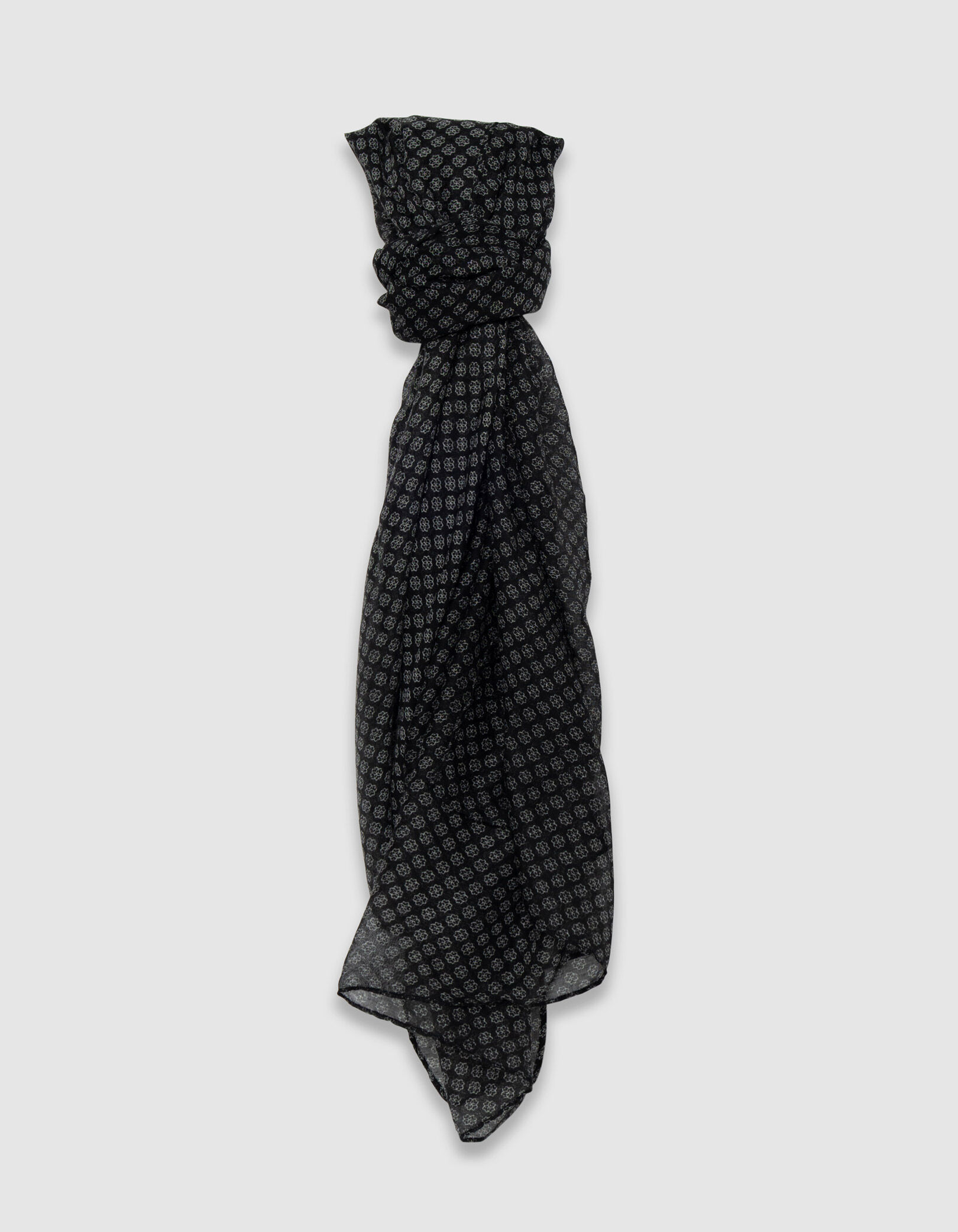 Foulard marine motif minimaliste Homme