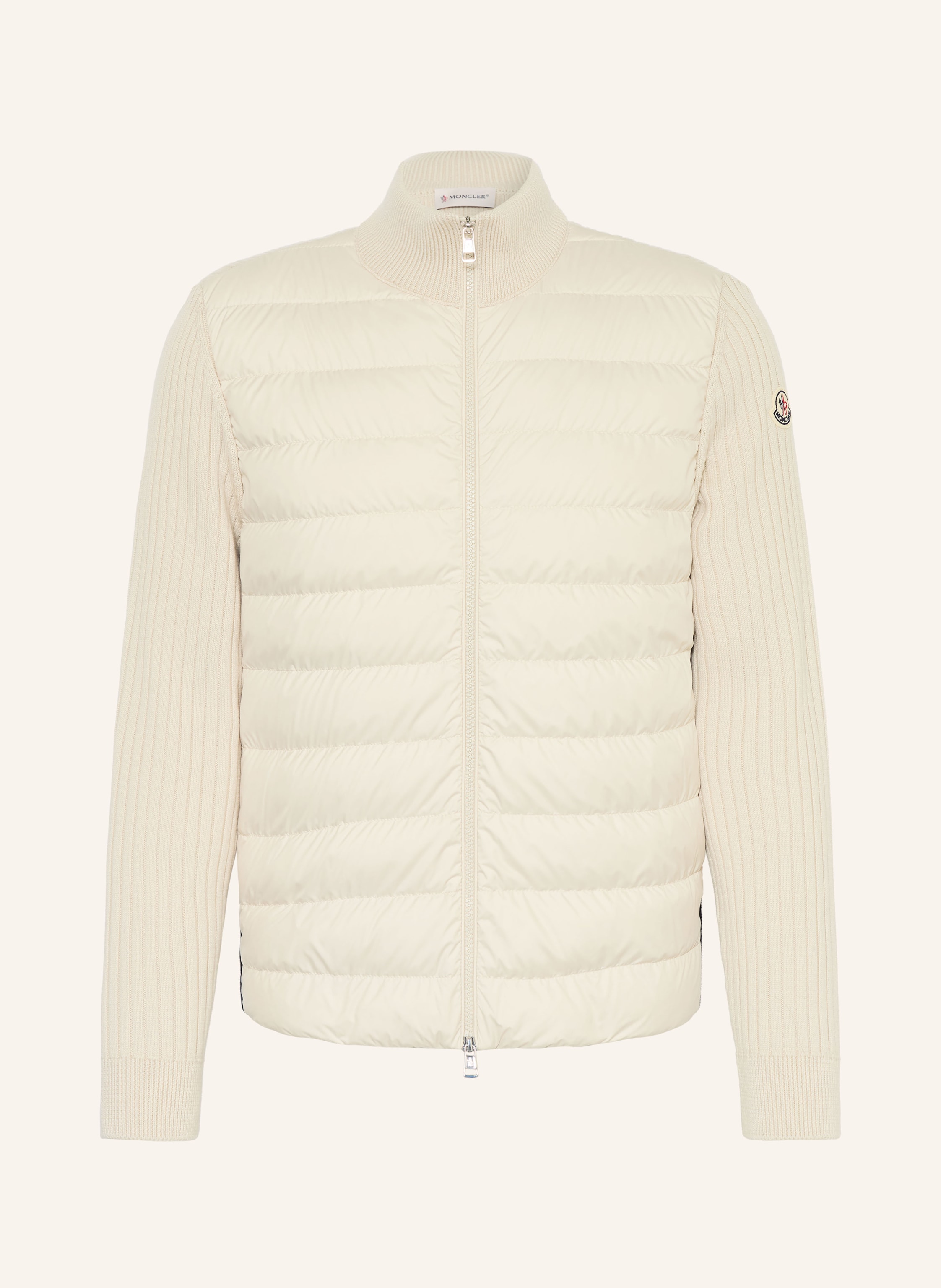 MONCLER Daunenjacke im Materialmix