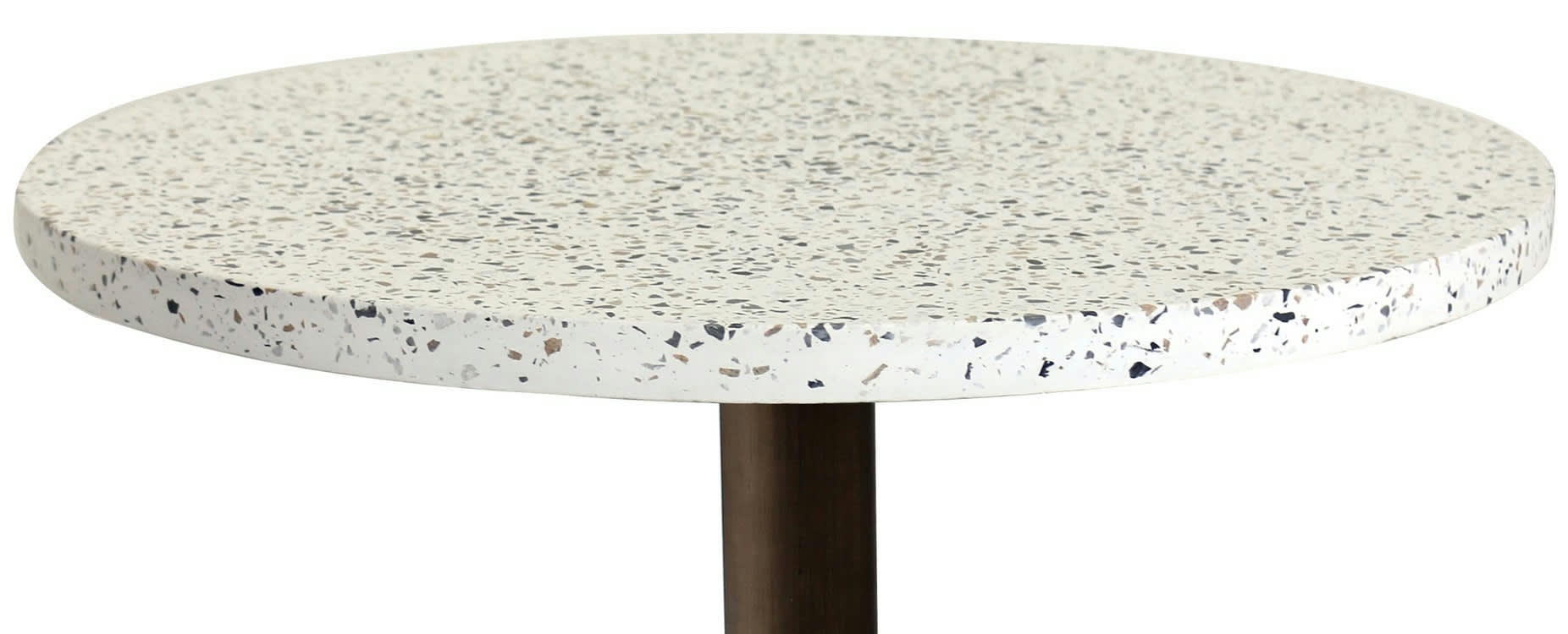 TERRAZZO - Table de repas bronze granito