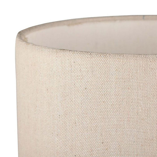 Lampe céramique Dune blanc doré