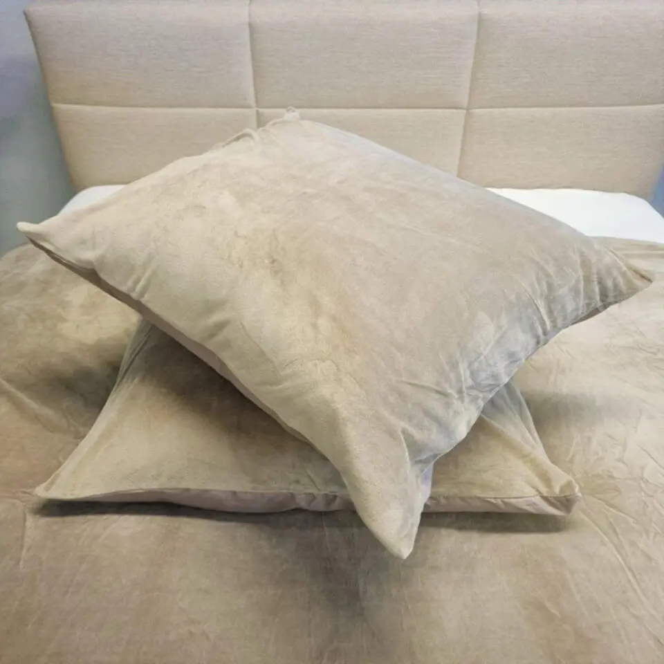 Zavelo Dekbedovertrek Velvet Comfort Taupe-1-persoons (140 x 200/22...