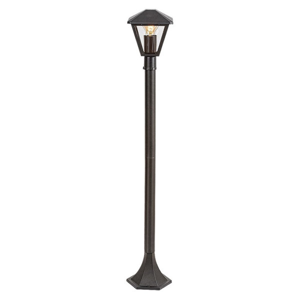 Lampa ogrodowa stojąca czarna Paravento wys:102 cm 1xE27x40W IP44 Rabalux