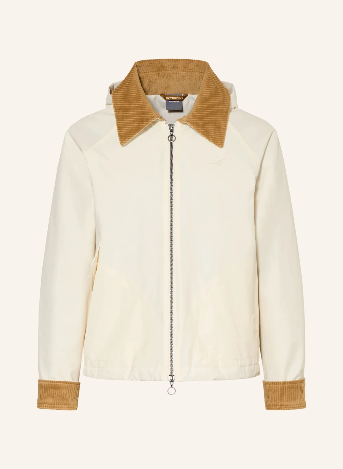 new balance Oversized-Jacke mit abnehmbarer Kapuze