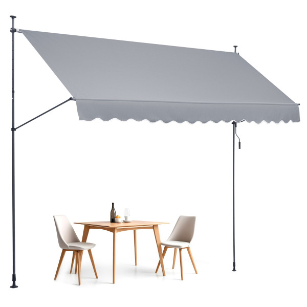Markiza Tarasowa 400 x 120 cm z Korbką Ręczną