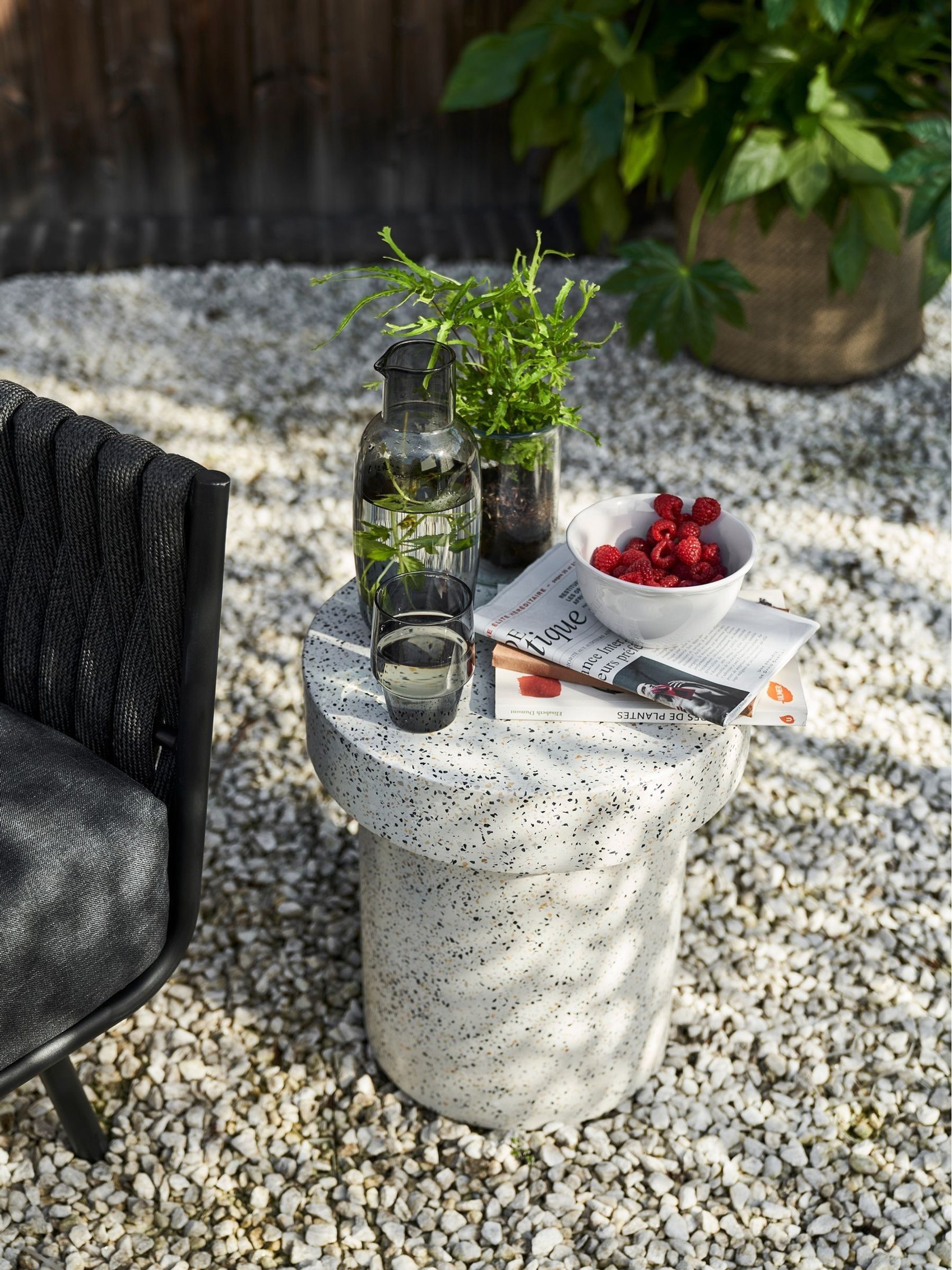 La Redoute Intérieurs Terrazzo Madina Outdoor End Table