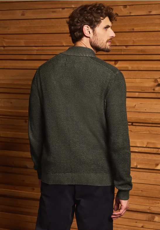 Strickjacke mit Zipper