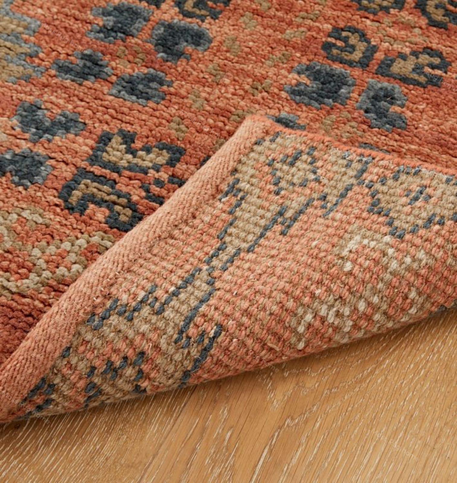 Adair Rug Hand Knotted Rug | Custom 8x10 9x12 Turkish Style Rug | Traditional Carpet for Living Room Bedroom