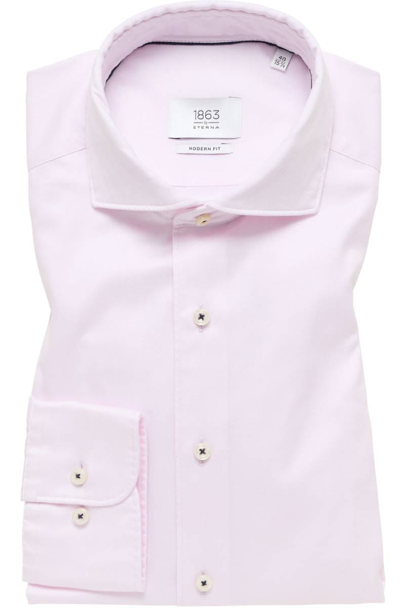 ETERNA 1863 Soft Tailoring Modern Fit Hemd zartrosa, Einfarbig