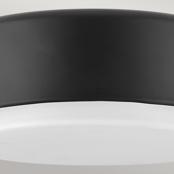Plafonczarno-biały okrągły 30,5cm CEDRIC 2xE27x40W IP20 Hinkley