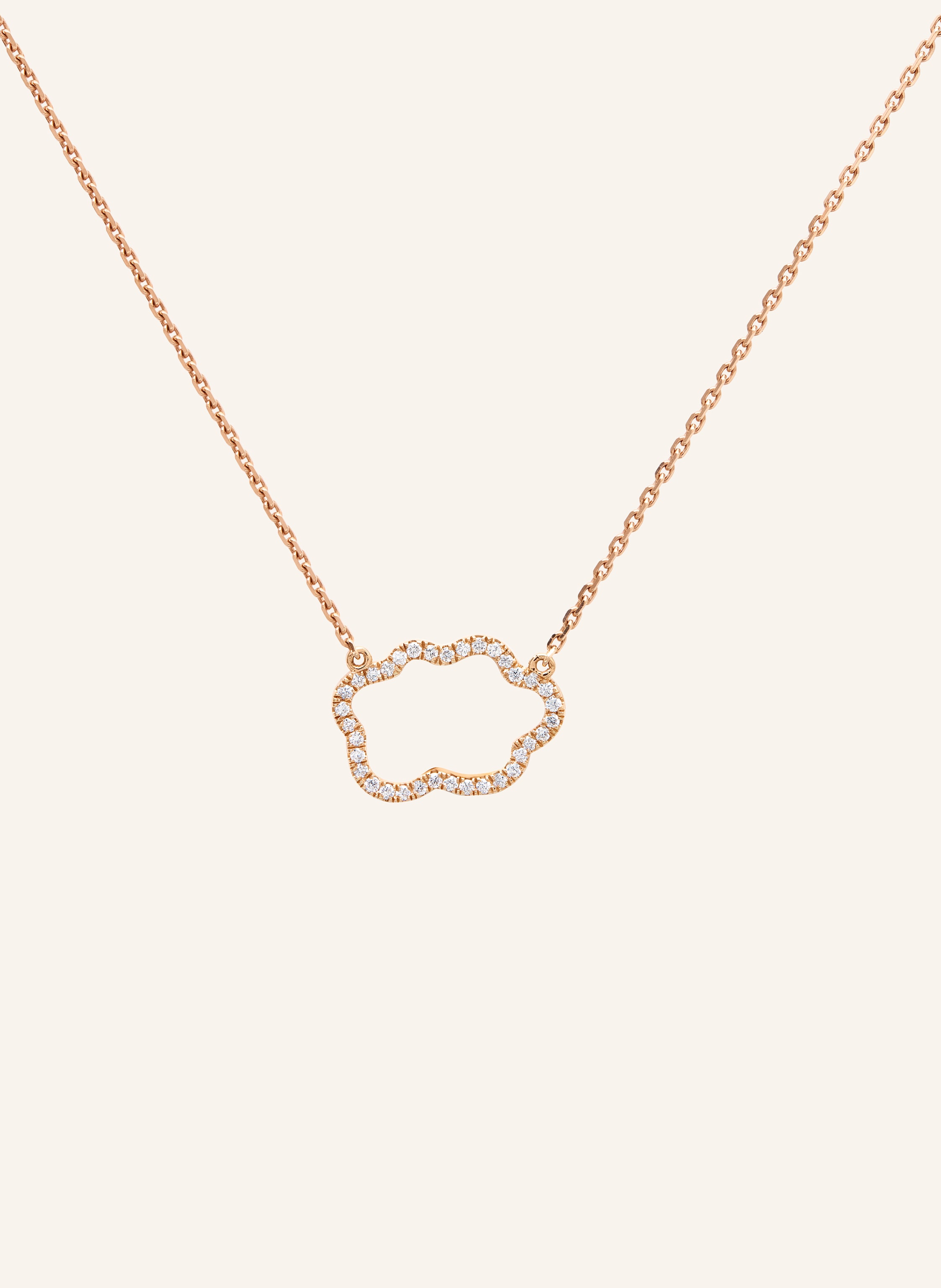 VIERI Kette WOLKE SILHOUETTE BRILLANTEN