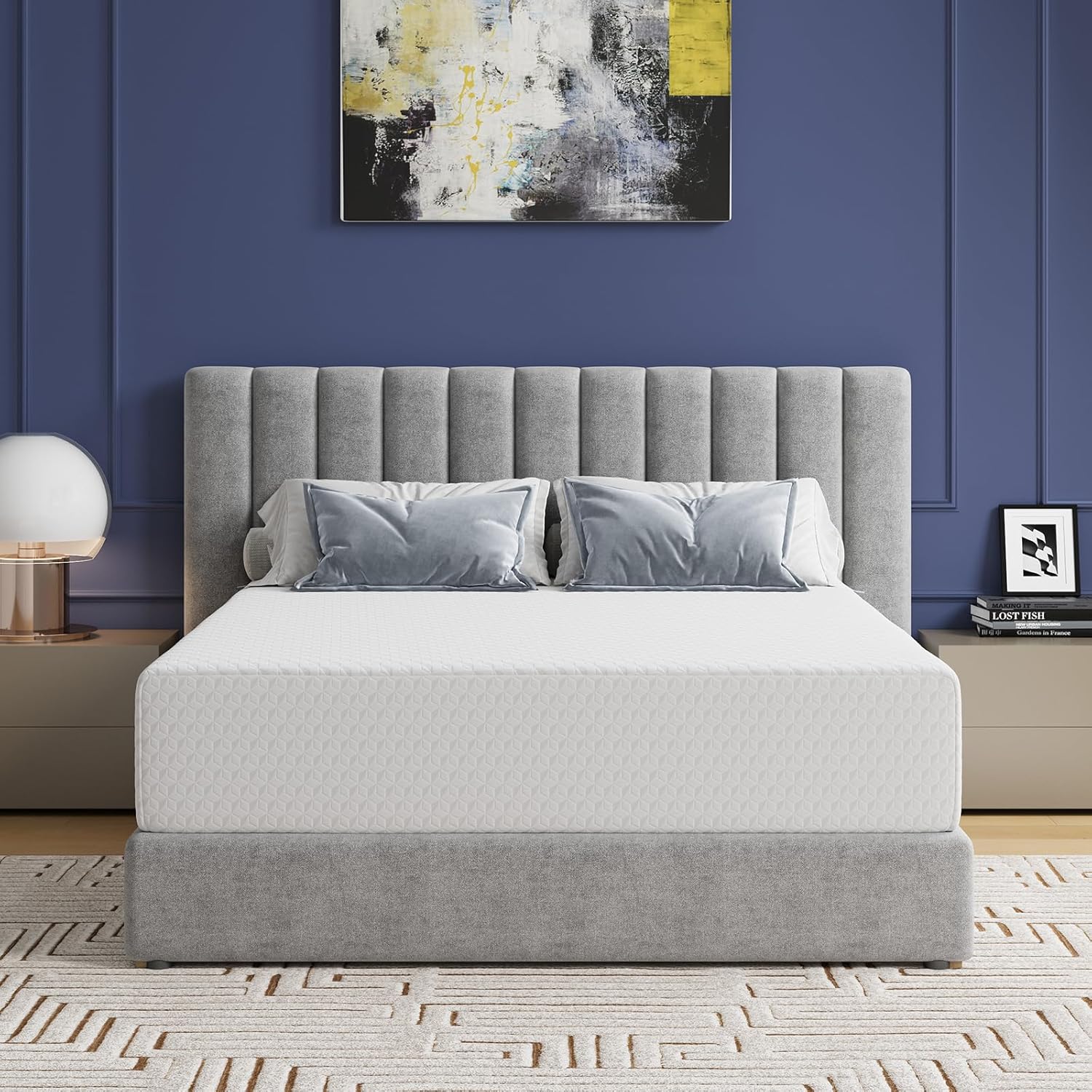 Avenco Queen Mattress, 12 Inch Queen Memory Foam Mattress in a Box for Refresh Sleep & Pressure Relief, CertiPUR-US Certified Soft Queen Size Mattresses