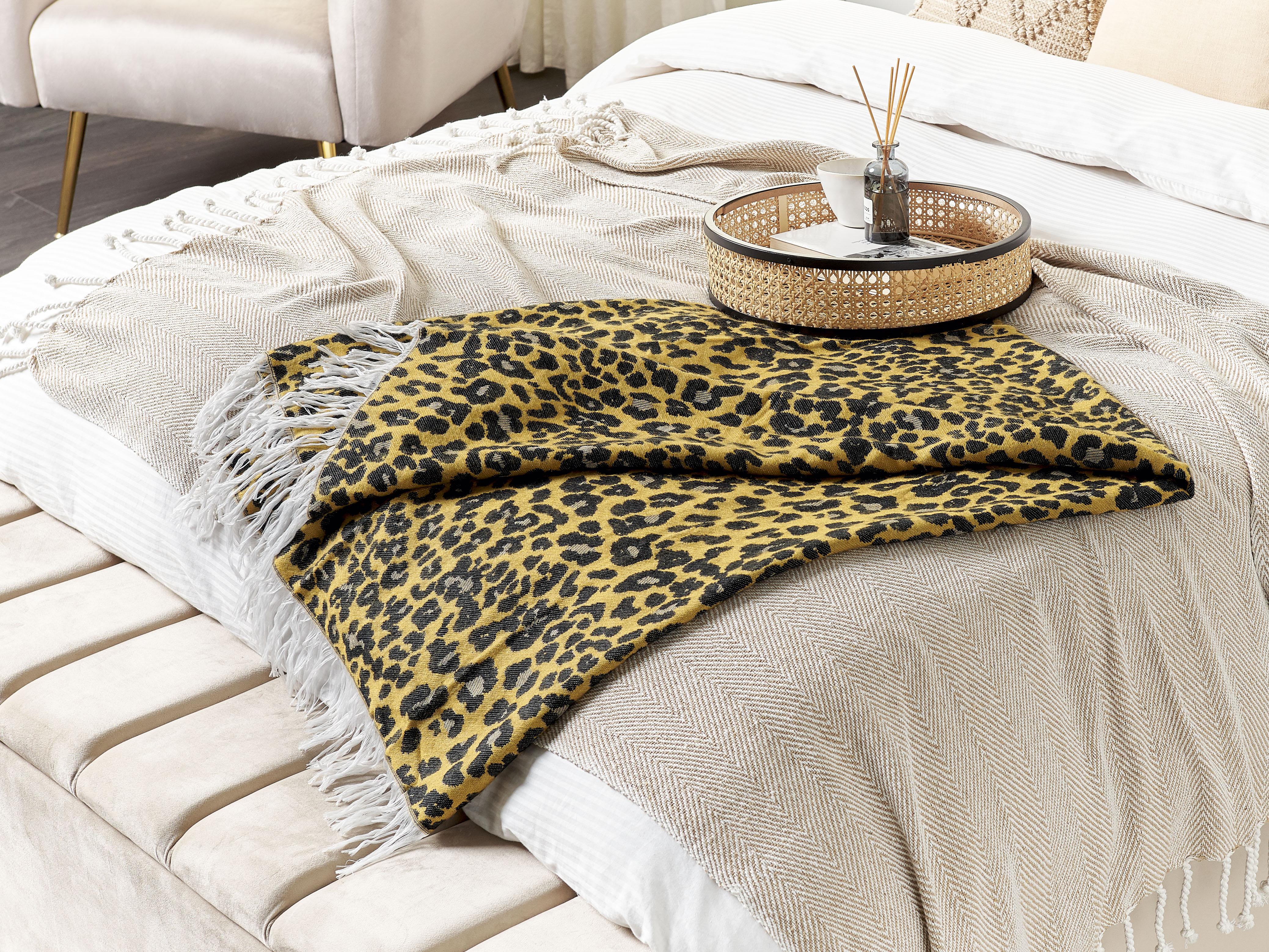 Blanket JAMUNE 130 x 170 cm Brown