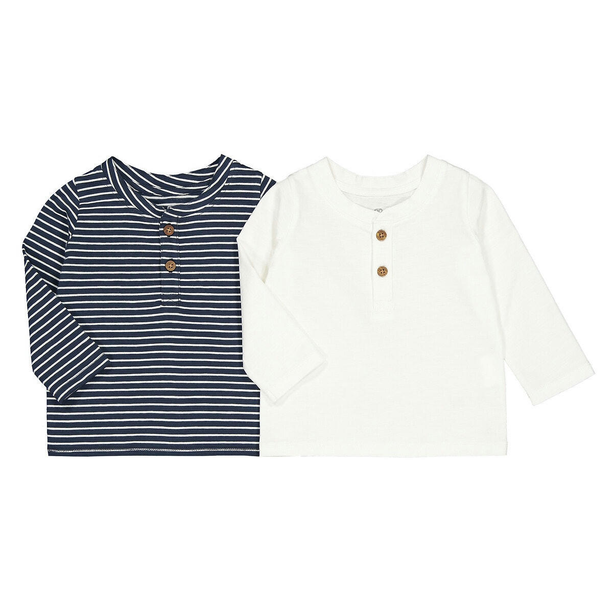 Lot de 2 T-shirts en coton bio
