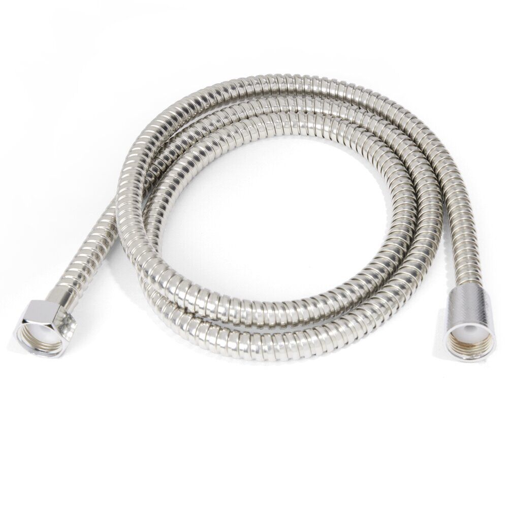 Pommeau de douche 8 fonctions avec flexible inox 1,5m