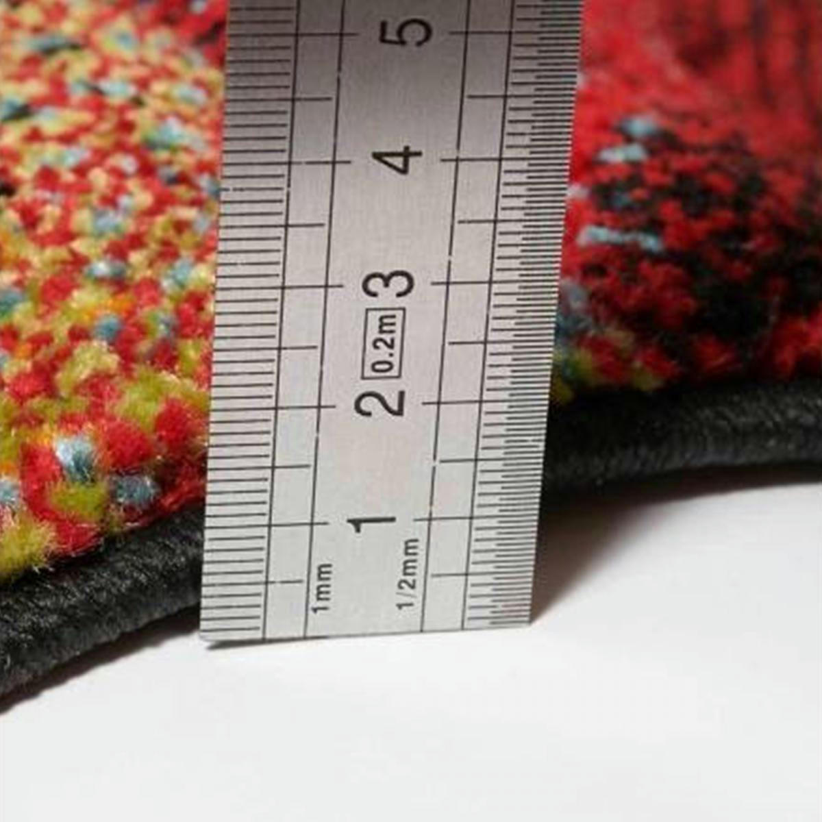 MARIX - Tapis salon multicolore 100x100 carré