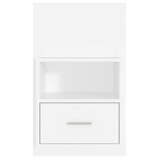 NNEVL Wall-mounted Bedside Cabinet White