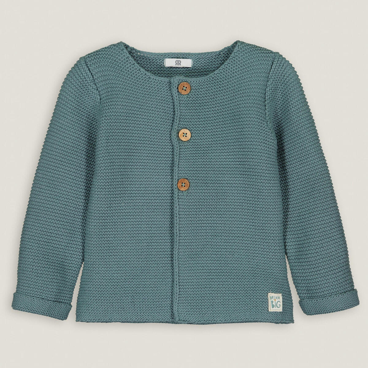 Gilet en tricot boutonné coton bio