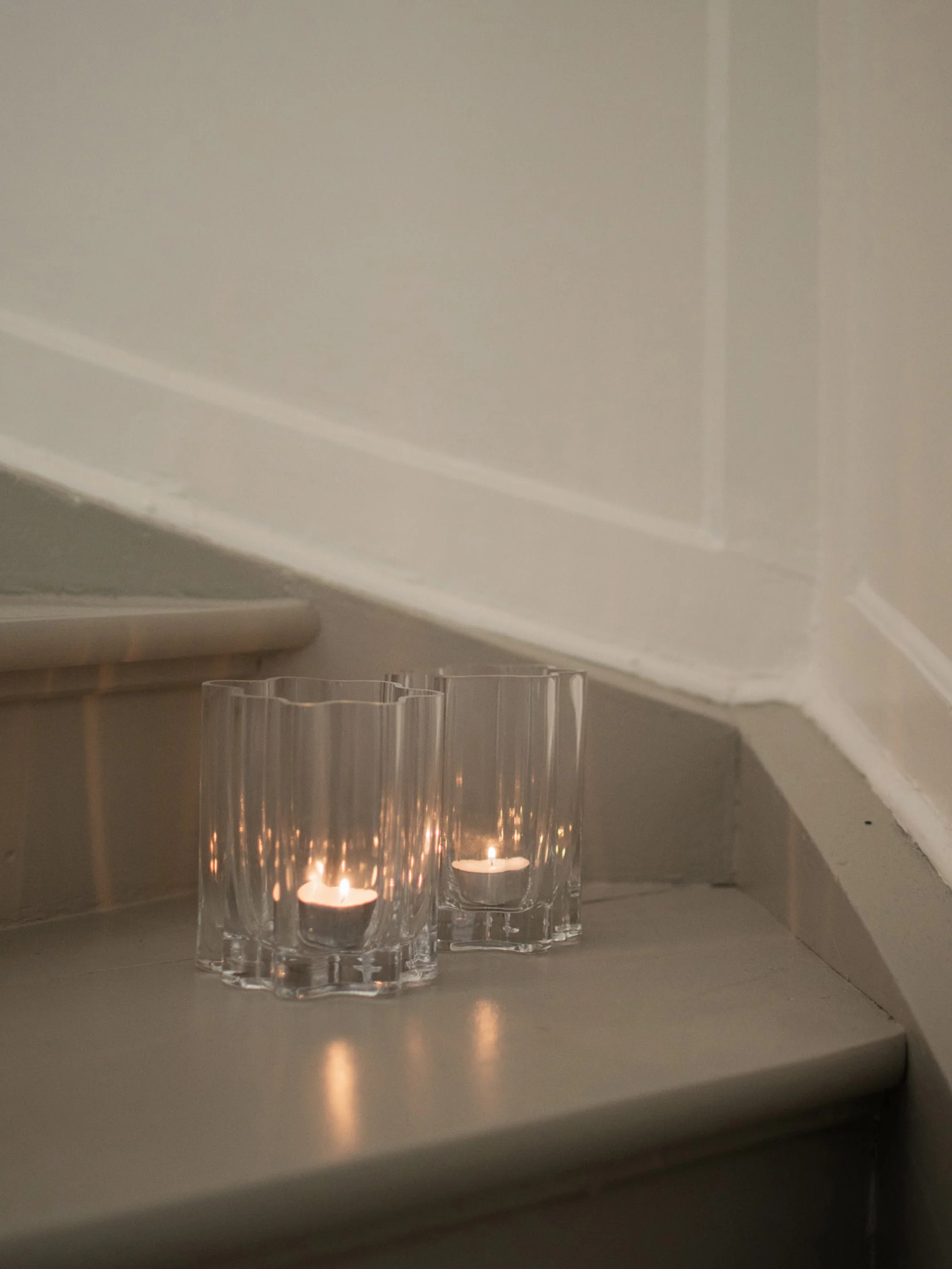 Kerzenhalter Filter aus Glas