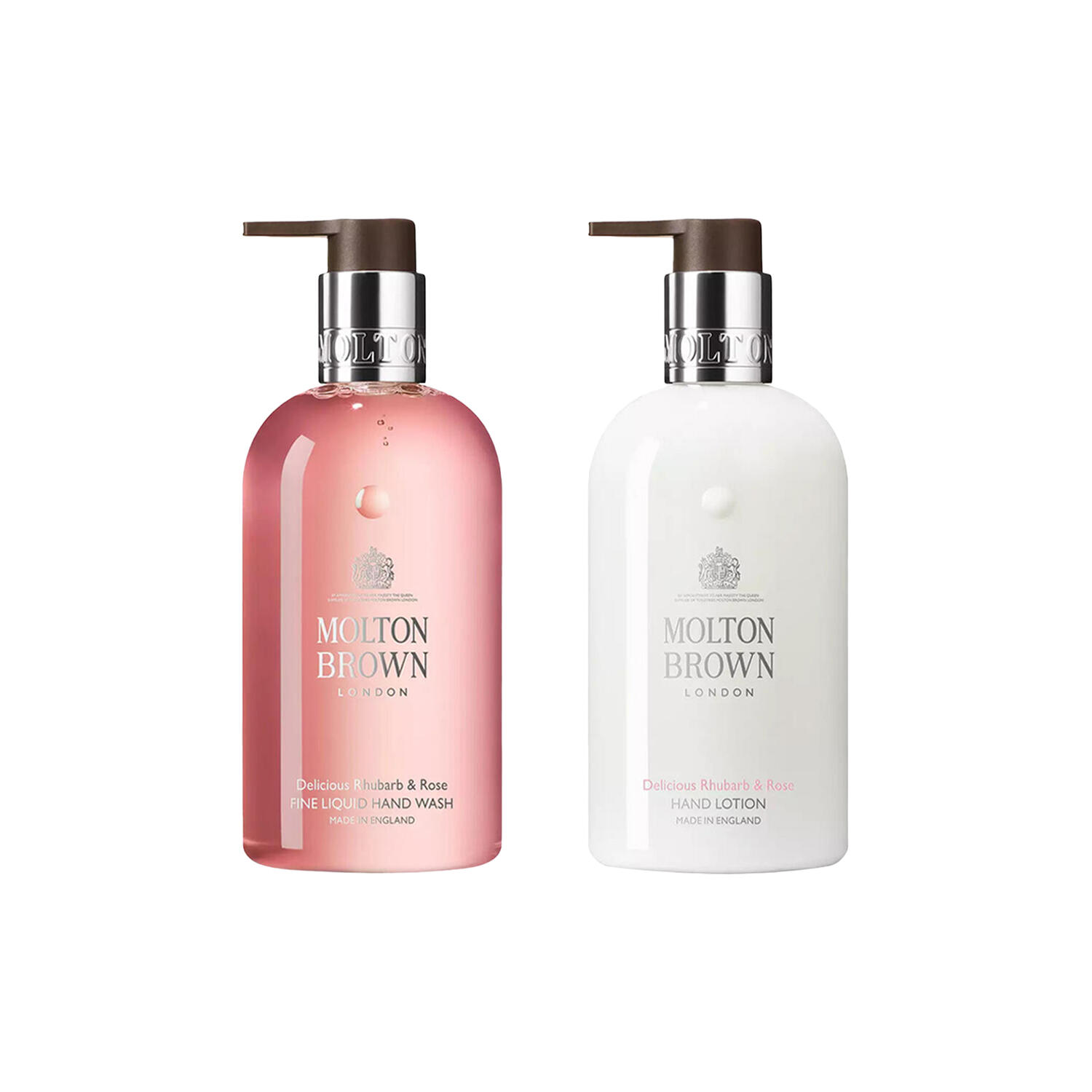 Hand Wash & Hand Lotion, delicious rhubarb & rose