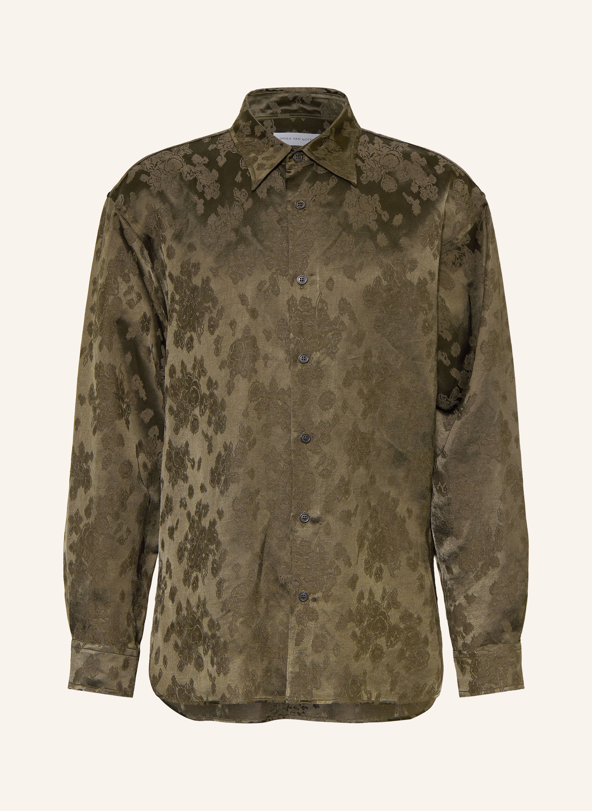 DRIES VAN NOTEN Jacquard-Hemd Comfort Fit