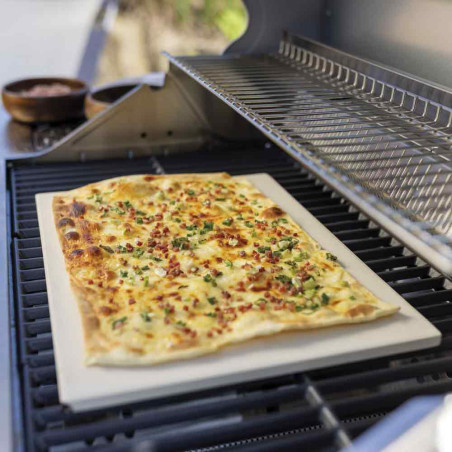 Pierre à pizza en cordiérite L 40 x P 30 cm - Grillfürst