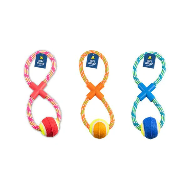 Kingdom Rope Tugger With Tennis Ball