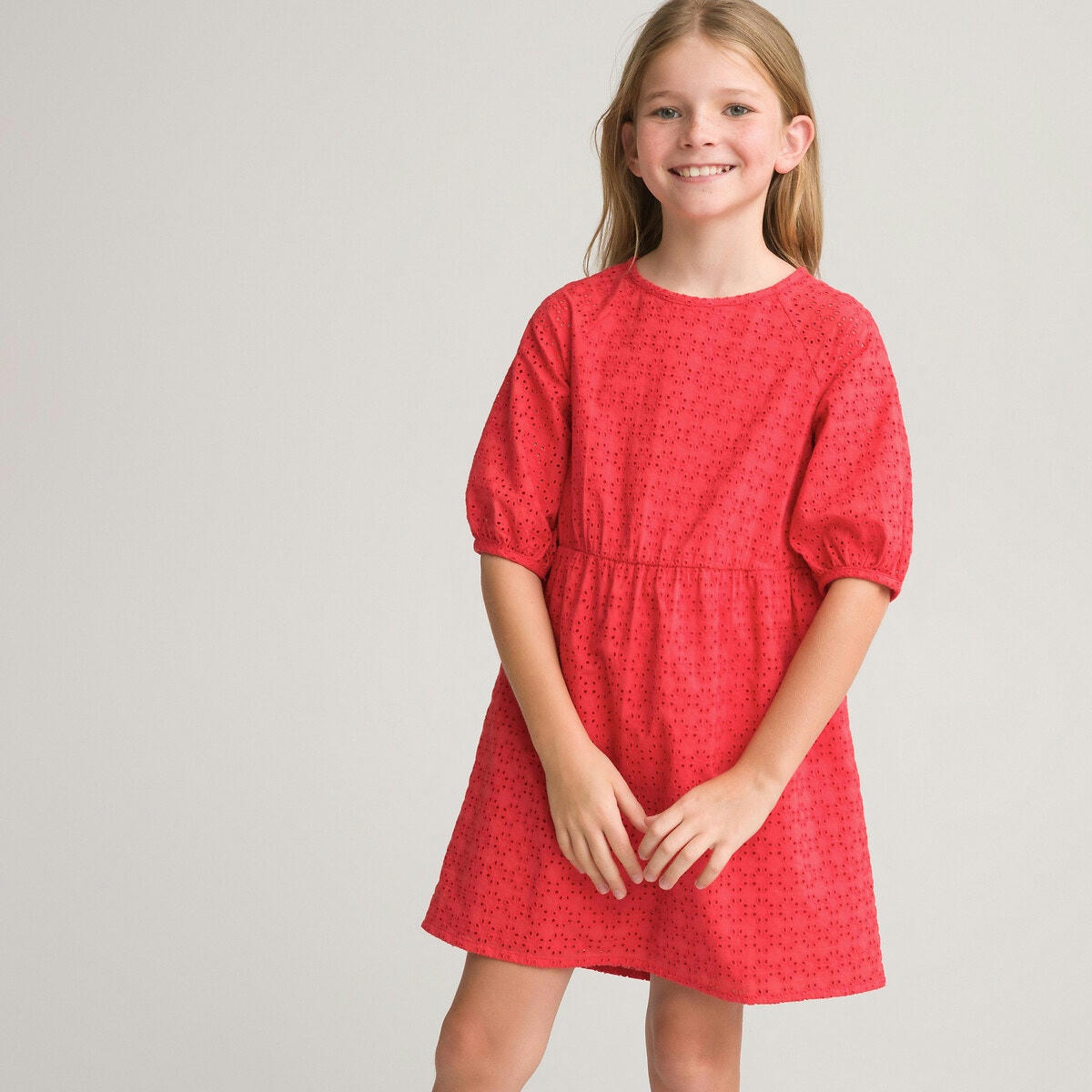 Robe en broderie anglaise coton bio