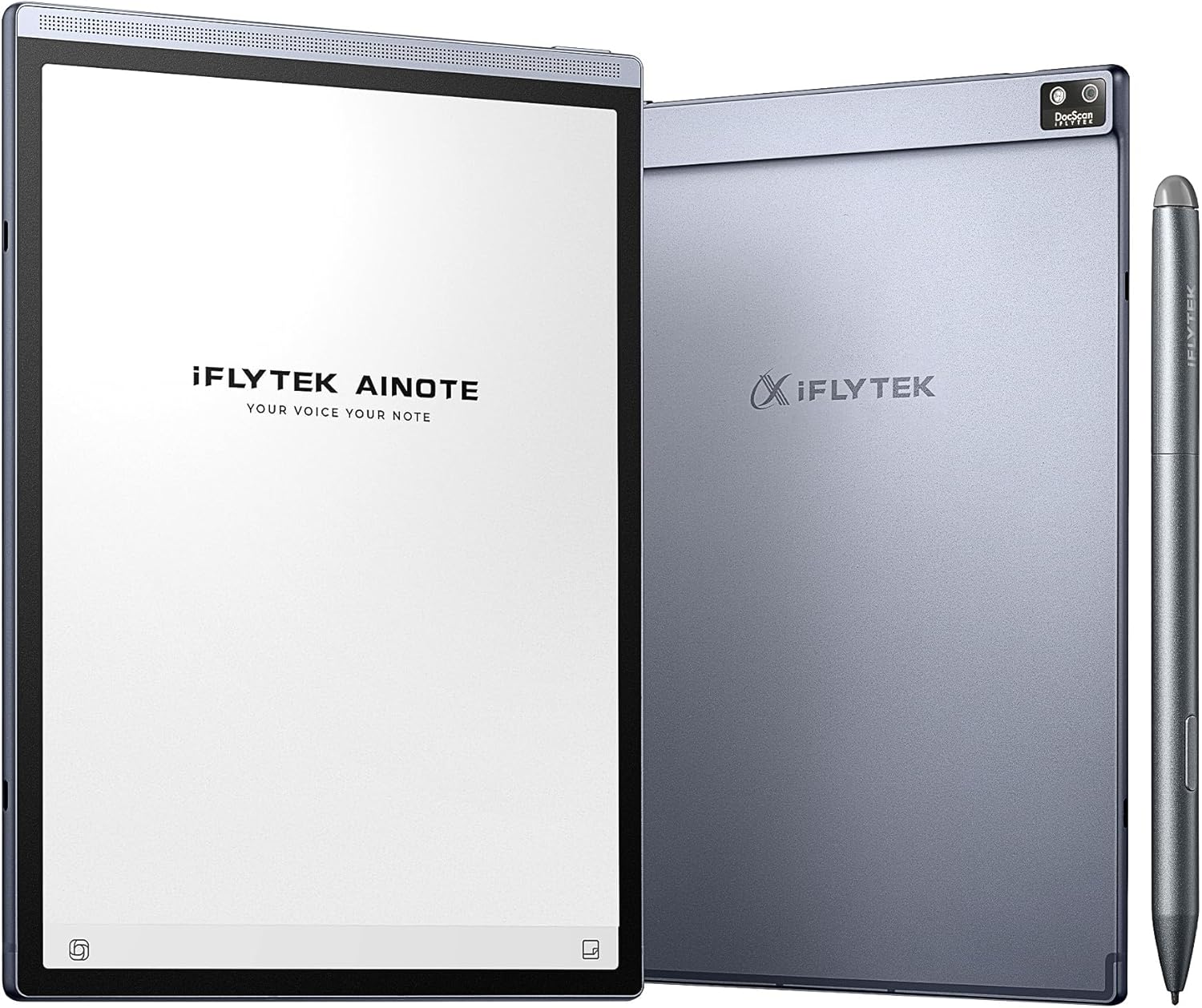 iFLYTEK AINOTE Air 2 Bundle – 8.2 E Ink AI Note-taking Tablet with Stylus  4096 Pressure Levels  Digital Notebook with Voice-to-Text Transcription  Multi-languages Support  Ideal for Meetings & Study