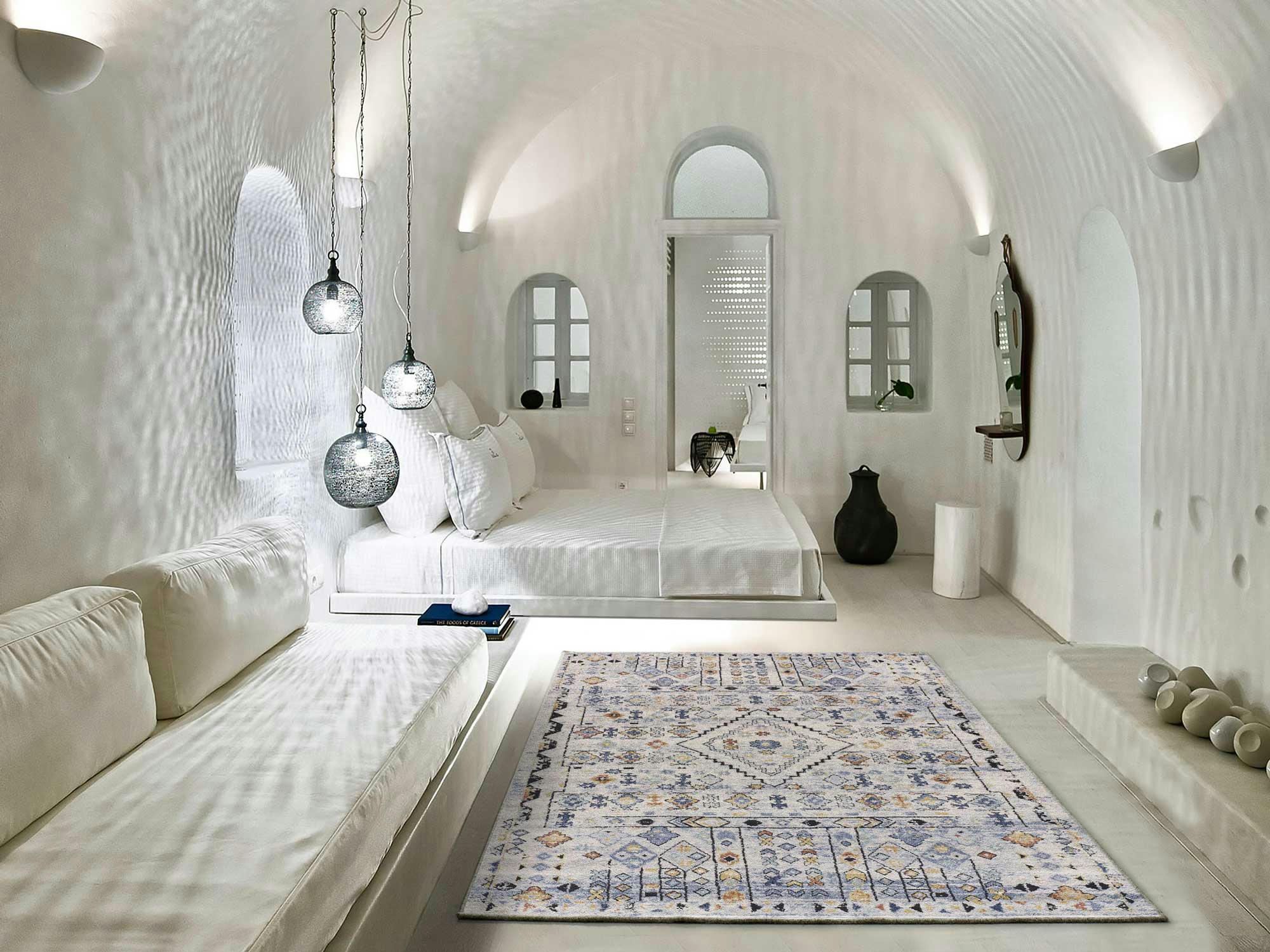 MABEL - Tapis vintage de style ethnique multicolore, 120X170 cm