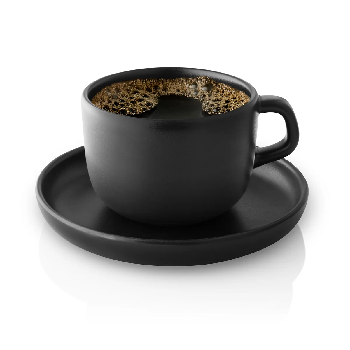 Eva Solo - Nordic Kitchen Tasse mit Untertasse 20 cl, schwarz