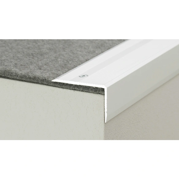 Treppenkantenprofil, BxH: 40 x 25 mm, versenkt gelocht
