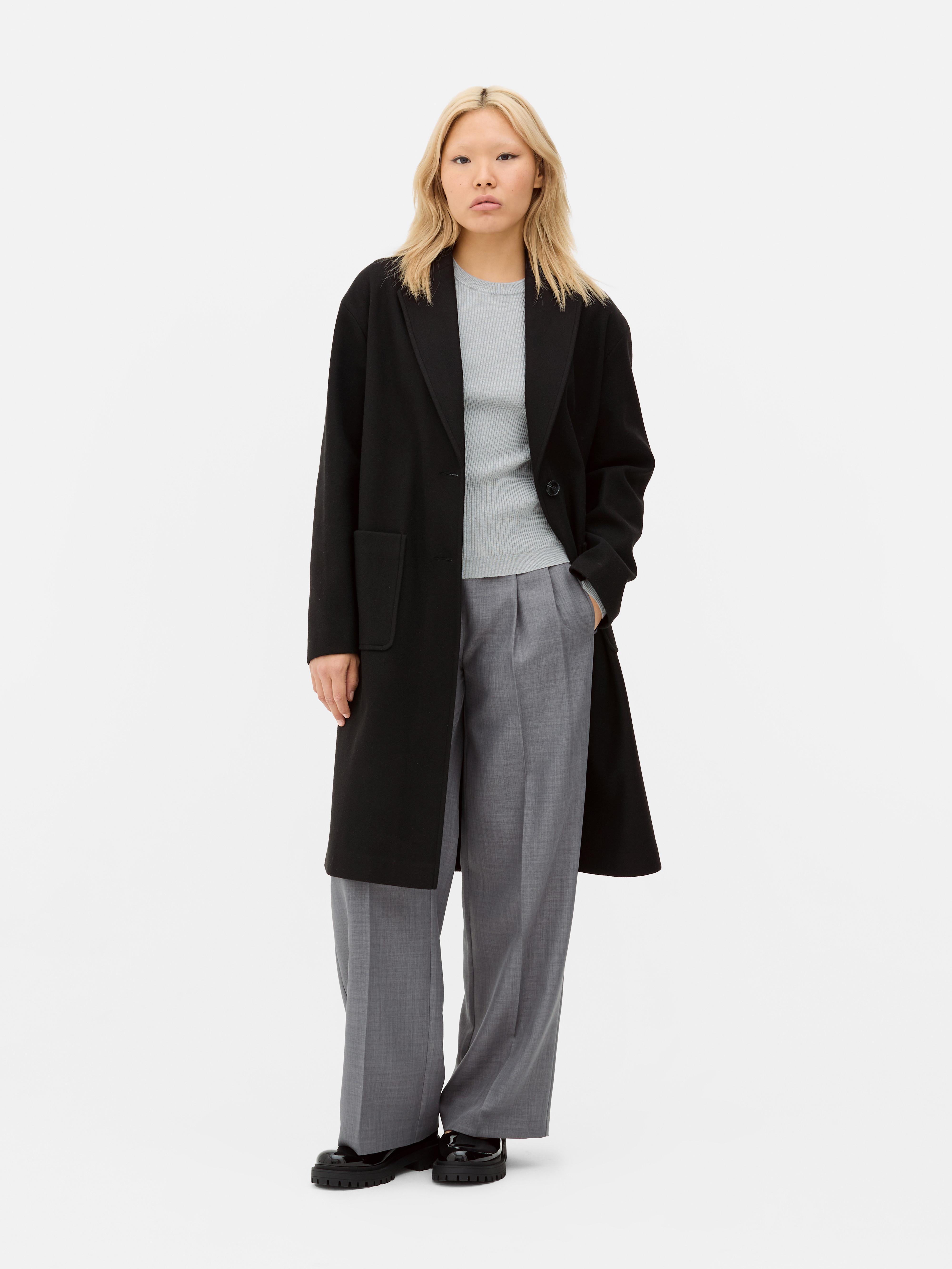 Single Breasted Mid Length Coat