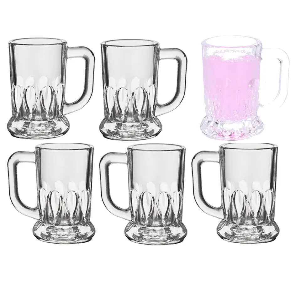 Alessandro Shotglaasjes Montpellier - 6x - met oor - glas - 40 ml