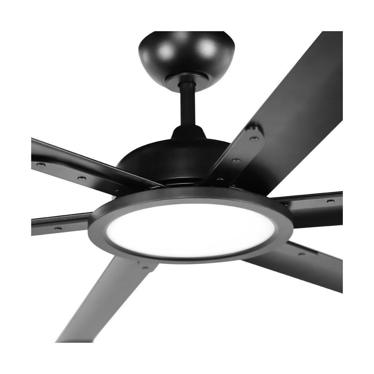 CristalRecord Plafondventilator BigBen Ø 180 cm XXL zwart